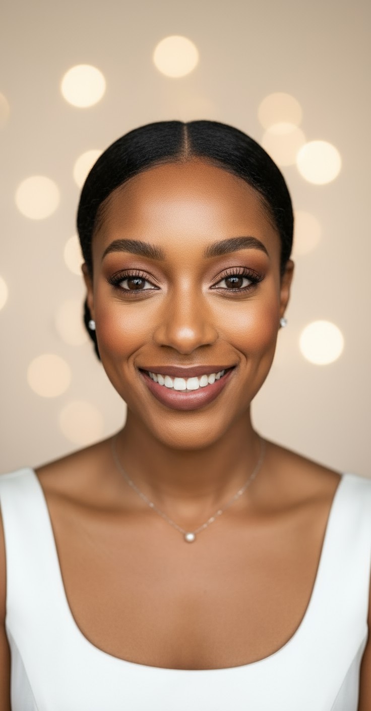 After Simple Bun For Wedding